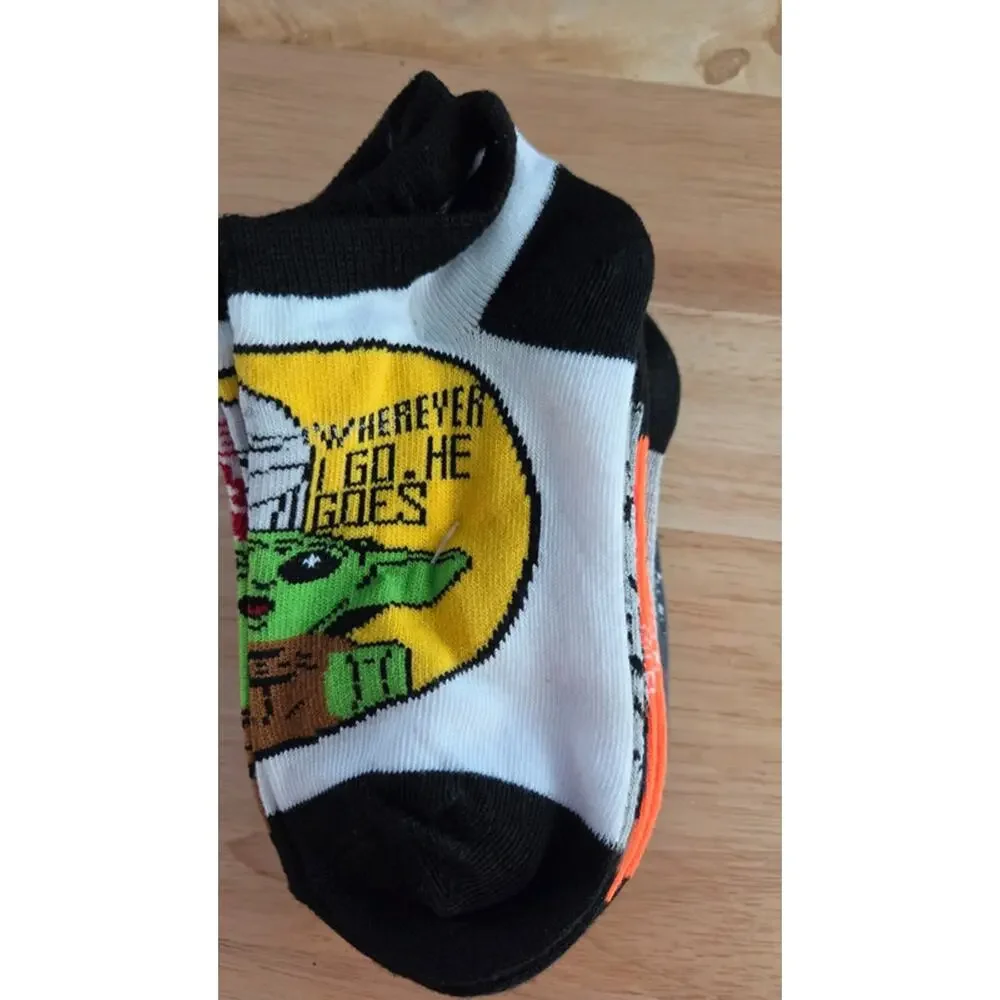 LEGO Star Wars Grochu Ankle Socks 6-Pack | Licensed Baby Yoda Kids Size 10-4